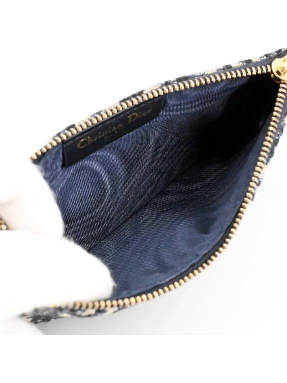 Dior Chain Wallet Saddle Pouch Small